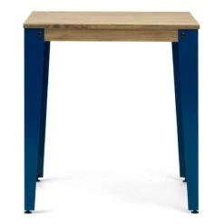 Table à Manger Lunds 59x59 Bleu-Vielli -Wenko Soldes Boutique 1fd4e1185c7847f7bd8f9a5f040ea55e