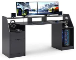 Bureau D'ordinateur Joel 180cm Noir 11 Bureau D'ordinateur Joel 180cm Noir -Wenko Soldes Boutique 21b0011e7cb9486fb496015a7f13baef.cropped 42 140 924 730.processed