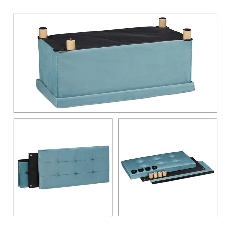 Banquette De Rangement En Velours 7 Banquette De Rangement En Velours – Image 7