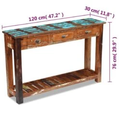 VIDAXL Table Console -Wenko Soldes Boutique 2421025cd5424aec9f23eecac4ce06a0