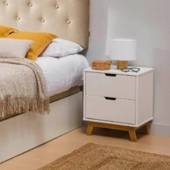 Table Chevet Miranda 2 Tiroir Anthracite -Wenko Soldes Boutique 25363aa410e945f5a8140cdd4b967b3c