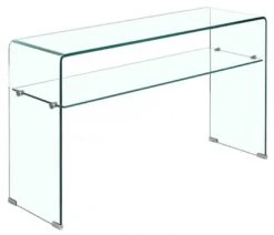 Console En Verre Avec étagère - ICE