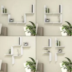 Lot De 4 étagères Murales Broby -Wenko Soldes Boutique 260296f5470342f6b5b62faf56a9123a