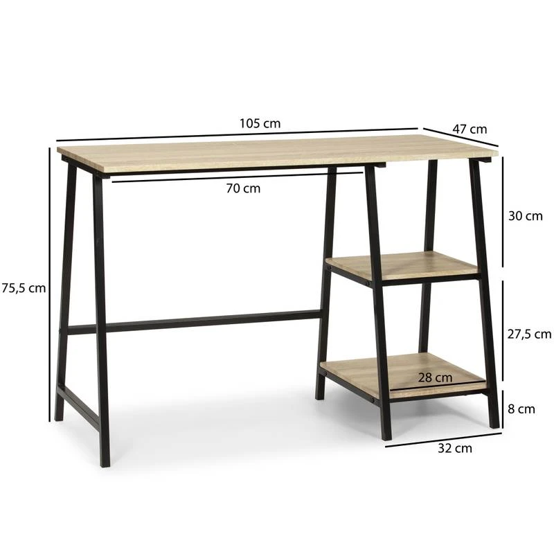 Bureau Lisboa, 105 Cm Longueur 10 Bureau Lisboa, 105 Cm Longueur – Image 10