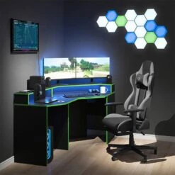 Bureau Ordinateur Kron Noir/Vert Set 5 -Wenko Soldes Boutique 29095f39b54f41cf9707f13c20a8fcad