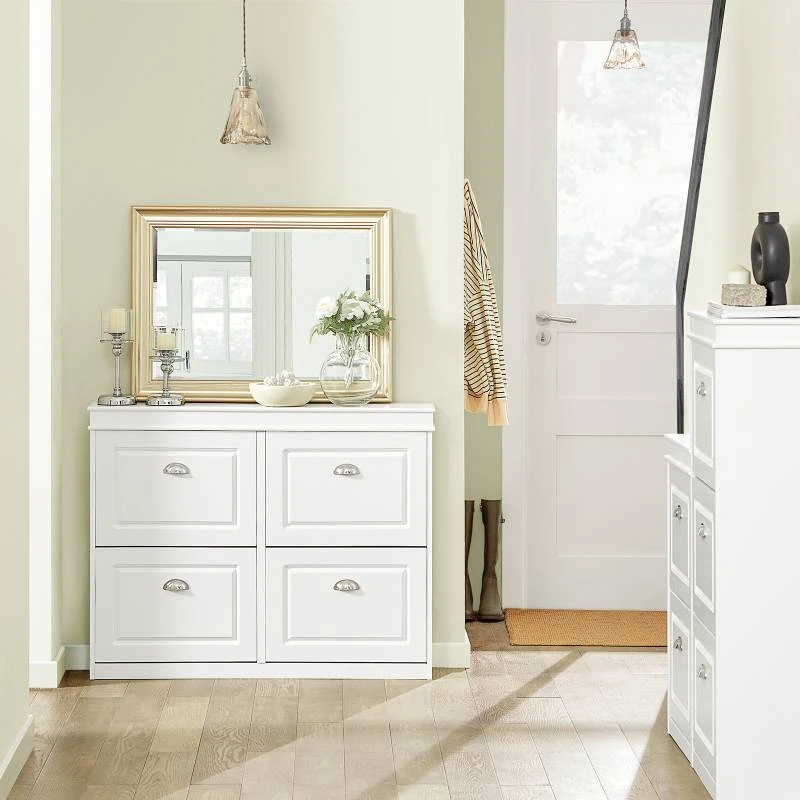 Commode à Chaussures 4 Abattants FSR79-W 2 Commode à Chaussures 4 Abattants FSR79-W – Image 2