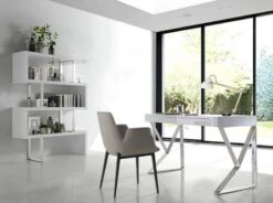 Étagère En Bois Blanc Et Acier Chromé -Wenko Soldes Boutique 29728b7d4a43422785f4bb106ea6bfc4