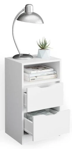 Table De Chevet Ruben Blanc & 2 Tiroirs -Wenko Soldes Boutique 29b43b3076af478a90843527581747d6.cropped 274 6 475 985.processed