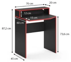 Bureau Ordinateur Kron Noir/rouge Court -Wenko Soldes Boutique 2ce9fe0c4f4d452eb640c7ab0bfb7277.cropped 65 139 887 773.processed