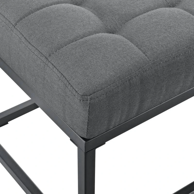 Pro-Tec Tabouret Rembourré Salta Gris 3 Pro-Tec Tabouret Rembourré Salta Gris – Image 3