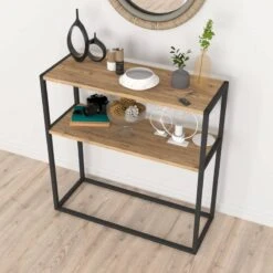 Table Console Hemsedal Anthracite -Wenko Soldes Boutique 3428de4397234e12a8406bc984c989a6