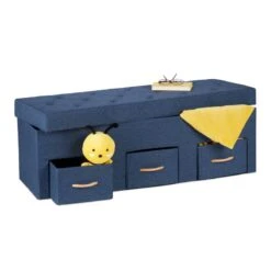 Coffre De Rangement Bleu Avec 3 Tiroirs -Wenko Soldes Boutique 34407012adfa4e329f98e034bd4bd3d4