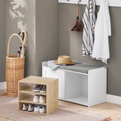 Meuble à Chaussures Blanc FSR109-WN -Wenko Soldes Boutique 35a675ef4d9c4e79aa925bed4148107c