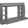 Bureau Mural 110x75x48 Cm Gris