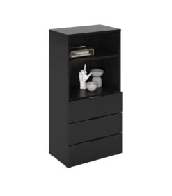 Commode 3 Tiroirs 2 Niches Dark -Wenko Soldes Boutique 375e8e51bf804e399e9b36f0049b06fc