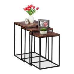 Tables Gigogne Carrées Jeu De 3 -Wenko Soldes Boutique 37dda06a99c34d1a91ea2694af231de3