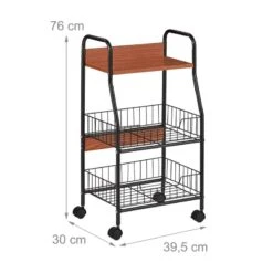 Chariot Cuisine 3 étages -Wenko Soldes Boutique 3817d88cd5164a2094362818b88c87b6