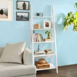 Bibliothèque Étagère échelle FRG61-W -Wenko Soldes Boutique 3963b2d1914b4d27a27b9ba281b6dd0c