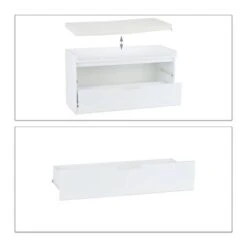 Banc-commode Rembourré Avec 2 Tiroirs -Wenko Soldes Boutique 3c05a7f5da444926a030779861fe27ec