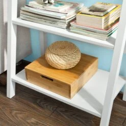 Bibliothèque Étagère échelle FRG61-W -Wenko Soldes Boutique 3c4449b791a54fbba2bf021342b491e4