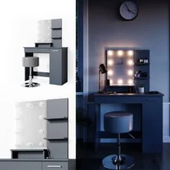 Coiffeuse Julia Avec Tabouret Et LED -Wenko Soldes Boutique 3c51a01149bb4fdb9a9c3d00fdbd2fee