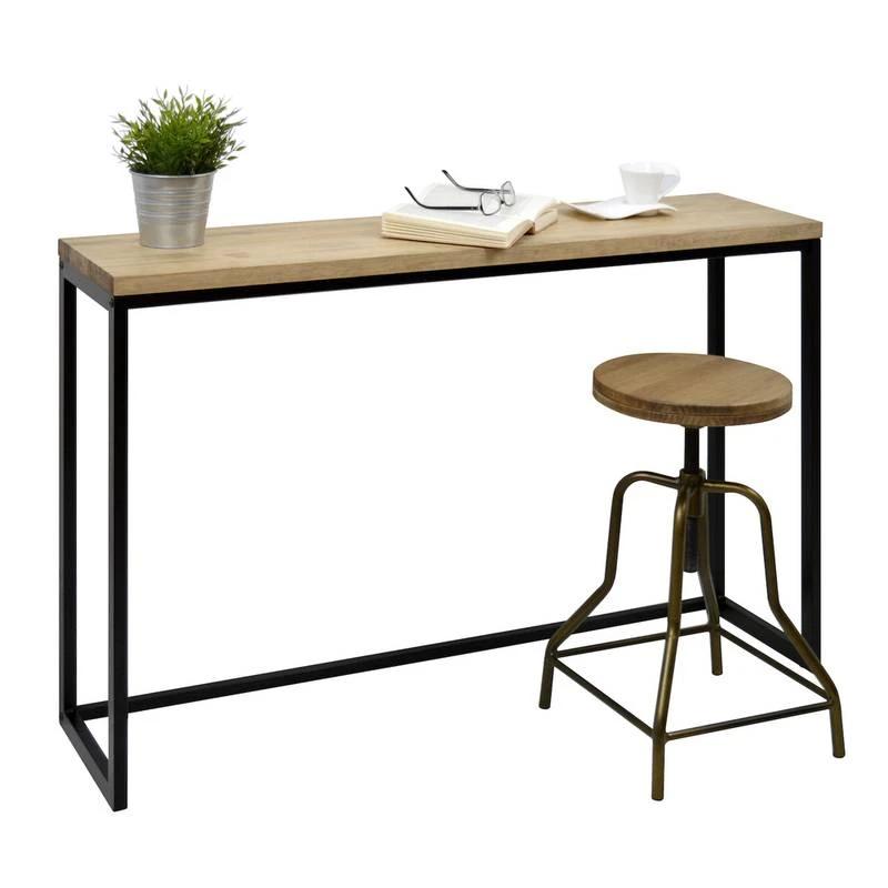 Table Console Icub 30x120x80cm Noir 3 Table Console Icub 30x120x80cm Noir – Image 3