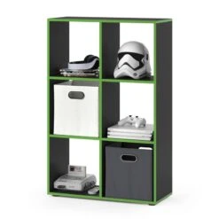 Etagère Noir/vert 6 Compartiments -Wenko Soldes Boutique 3f6a996d2a474897a9978cf3d9d04445