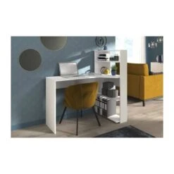 Bureau Blanc Avec étagère Mister -Wenko Soldes Boutique 417f45d53574463baccf252814b294a7