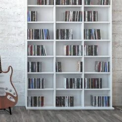 Étagère à CD Jukebox 178cm Blanc -Wenko Soldes Boutique 43044502aaae42f9a45aa9f7f5d2d8ff