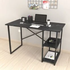 Bureau Nittedal Avec étagère Anthracite -Wenko Soldes Boutique 432eac0372c44e89b42964e1582a6268