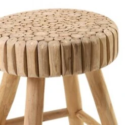 Tabouret/Table D'appoint Artisanale Teck 5 Tabouret/Table D'appoint Artisanale Teck -Wenko Soldes Boutique 447ce605ca7e4433a7d7425cb9c63061