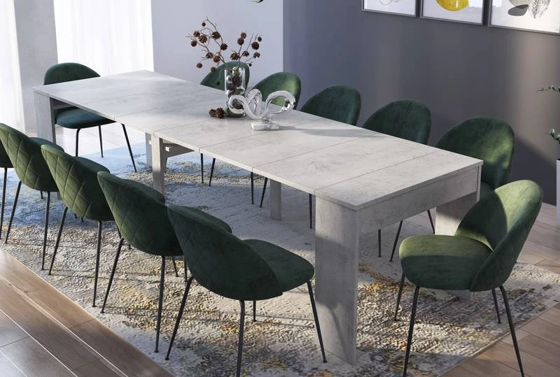 Console Extensible Jusqu'à 300cm Blanc 12 Console Extensible Jusqu'à 300cm Blanc – Image 12