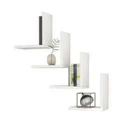 Lot De 4 étagères Murales Broby -Wenko Soldes Boutique 45bf1b28082d4a2582e3c1093afbbd7d