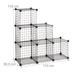 Système D'étagère 6 Compartiments Grille -Wenko Soldes Boutique 46839757282a4152b845e5edfa0959d4