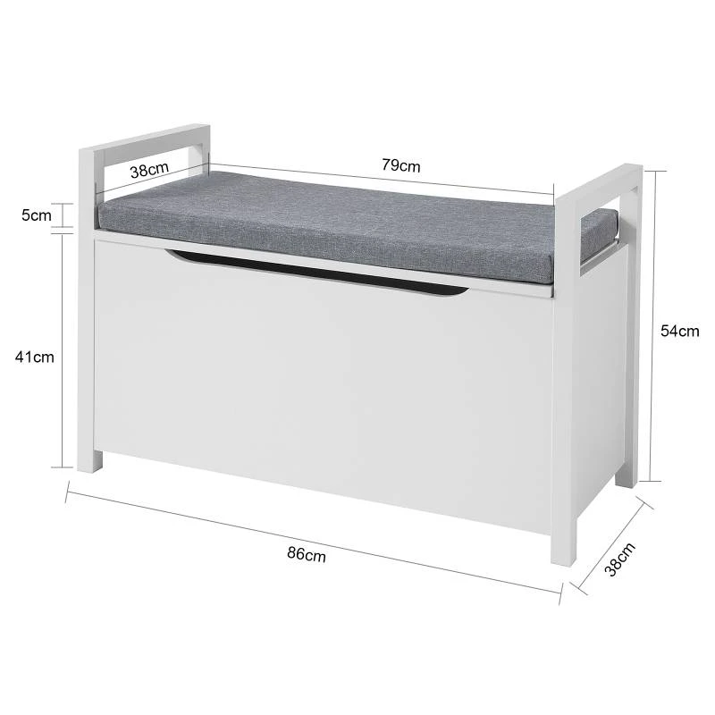 Banc à Rangement Coffre à Jouets FSR76-W 4 Banc à Rangement Coffre à Jouets FSR76-W – Image 4