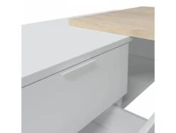 Bureau D'angle Bicolore L145 X P108 Cm -Wenko Soldes Boutique 49b4655b8ab840159dad367c66b2c169