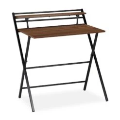 Table De Travail Pliable Avec étagère