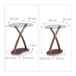 Table D’appoint Ronde Lot De 2 Plateau -Wenko Soldes Boutique 4a5ec27ee3494346ade8c5fa79bcf06b