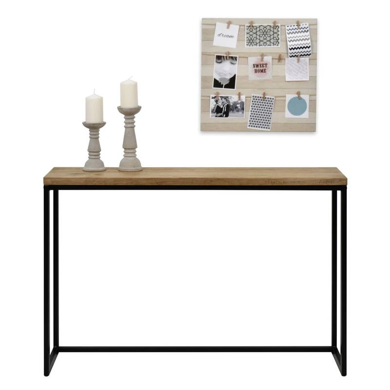 Table Console Icub 30x120x80cm Noir 2 Table Console Icub 30x120x80cm Noir – Image 2