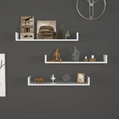 Lot De 3 étagères Murales Höganäs -Wenko Soldes Boutique 4b0f10fc1db245c79a45ec96f64691ab