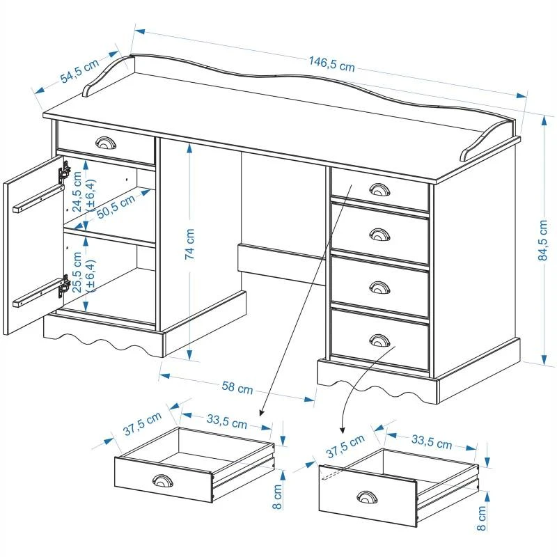 Bureau SANDRINE 4 Bureau SANDRINE – Image 4