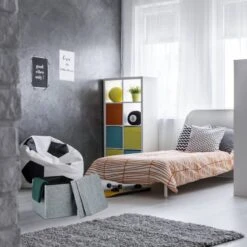 Tabouret De Rangement Pliant En Lin -Wenko Soldes Boutique 4bbc572abfe44da59cfbaf9e31eae358