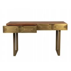 Console 2 Tiroirs En Bois Or -Wenko Soldes Boutique 4c6d2ef9617d4b8b8202922634e8116f