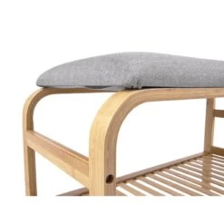 Leitmotiv Banc En Bois Et Tissu Gris 6 Leitmotiv Banc En Bois Et Tissu Gris -Wenko Soldes Boutique 4dca4efcd3a0439aa87350a9027f5db6