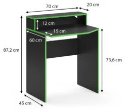 Bureau Ordinateur Kron 70cm Noir/vert 13 Bureau Ordinateur Kron 70cm Noir/vert -Wenko Soldes Boutique 4eaf1010fb4e4bdca7af5c252d4164eb.cropped 65 139 887 773.processed