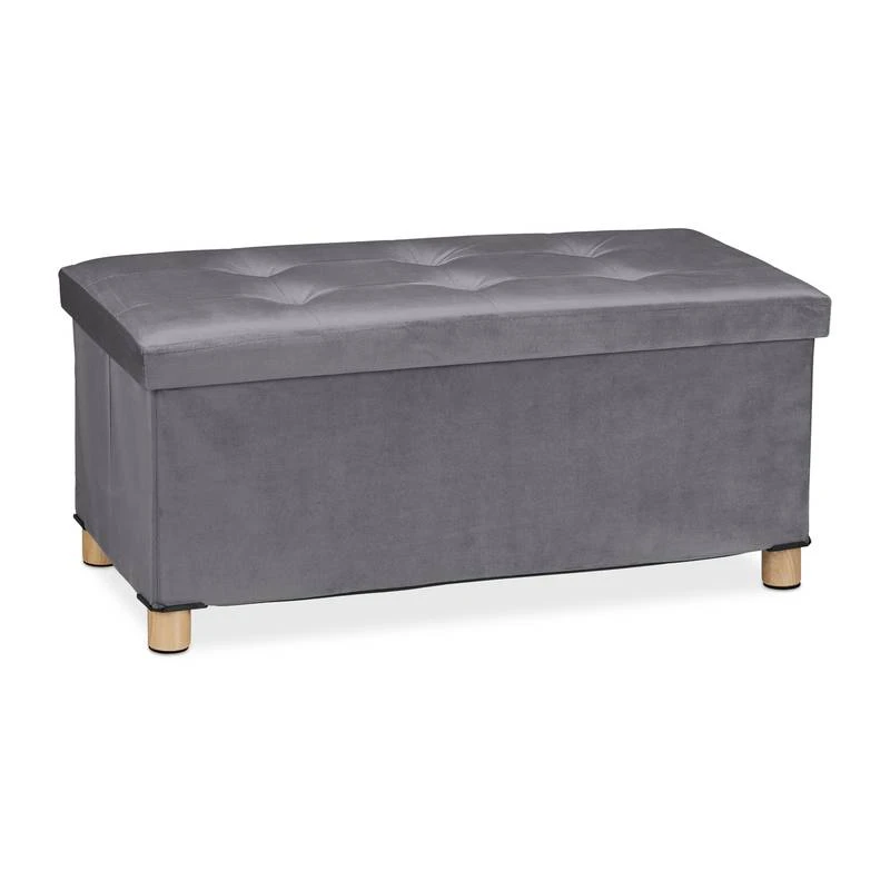 Banquette De Rangement En Velours 11 Banquette De Rangement En Velours – Image 11