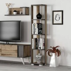 Bibliothèque Aalestrup à 4 Niveaux -Wenko Soldes Boutique 50a49f8351784de9819211d50466ae80