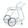 Chariot De Service Fer Chromé Et Verre -Wenko Soldes Boutique 532613b444ca4145878038adbb6fec22