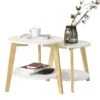 Lot De 2 Tables D'Appoint FBT75-W -Wenko Soldes Boutique 5495720e14604571b7e099d3b9a44f45