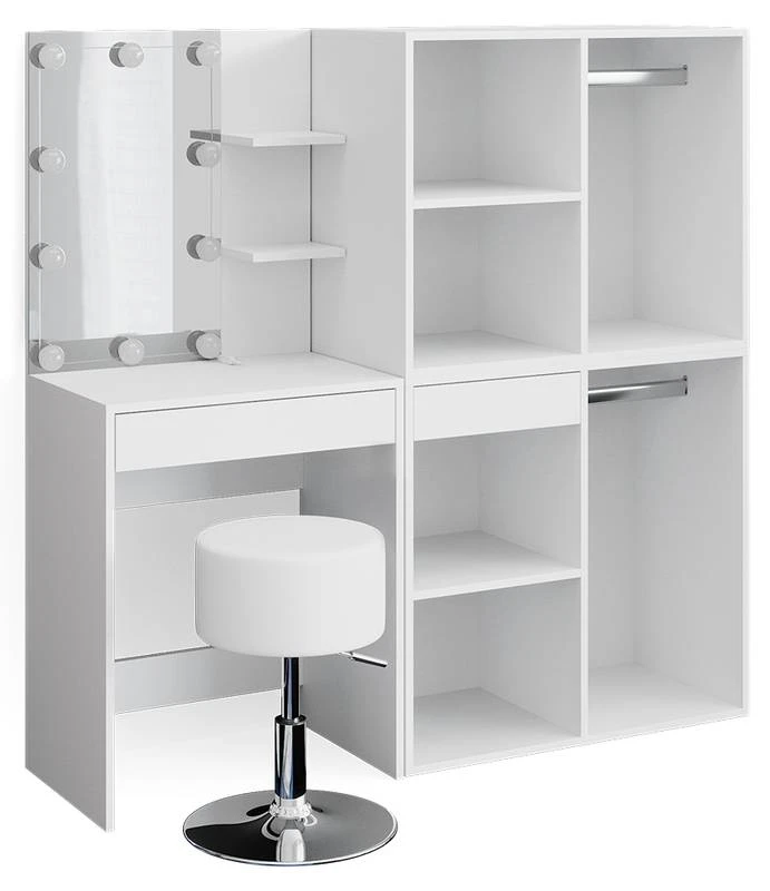 Coiffeuse Isabelle Blanc (5 éléments) 1 Coiffeuse Isabelle Blanc (5 éléments)